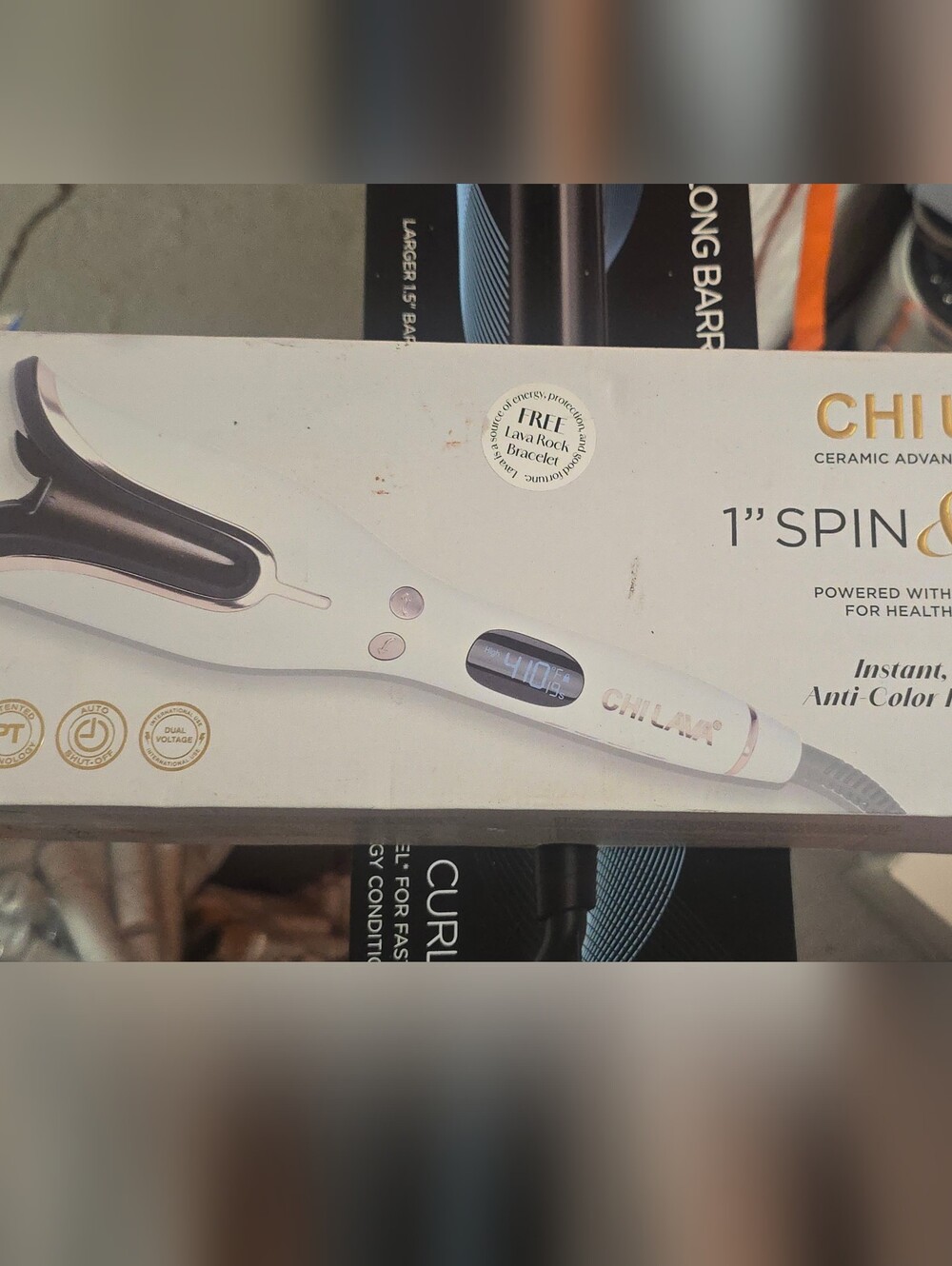 CHI LAVA 1" Spin & Curl Ceramic Hair Styler *NEW
